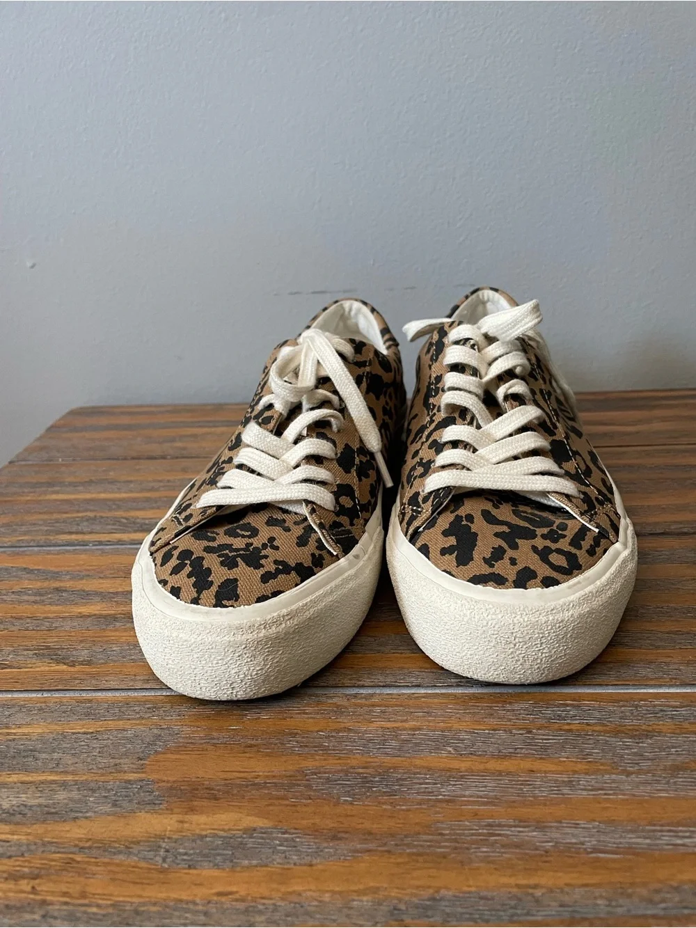 Madewell Sidewalk Low-Top Sneakers -  leopard print - sz 6